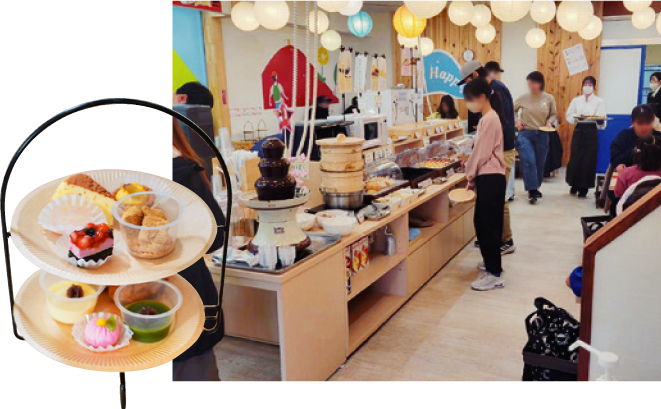 おかしパラダイスお菓子食べ放題【60分】